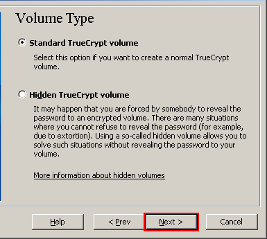 TrueCrypt GUI