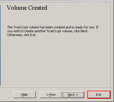 TrueCrypt GUI